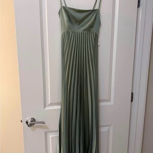 Abercrombie & Fitch Sage Green Maxi Dress